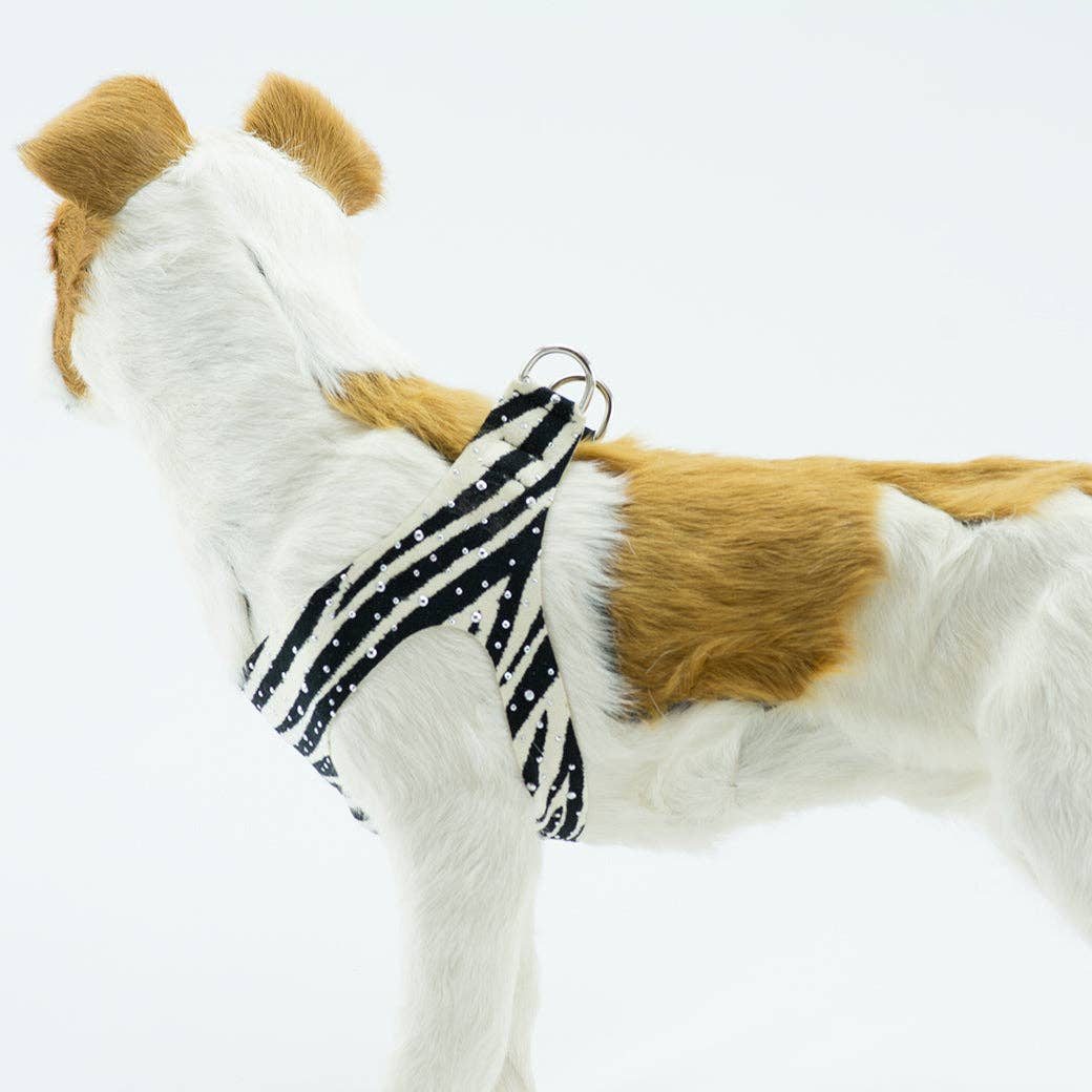 Silver Stardust Step In Harness- Jungle Prints