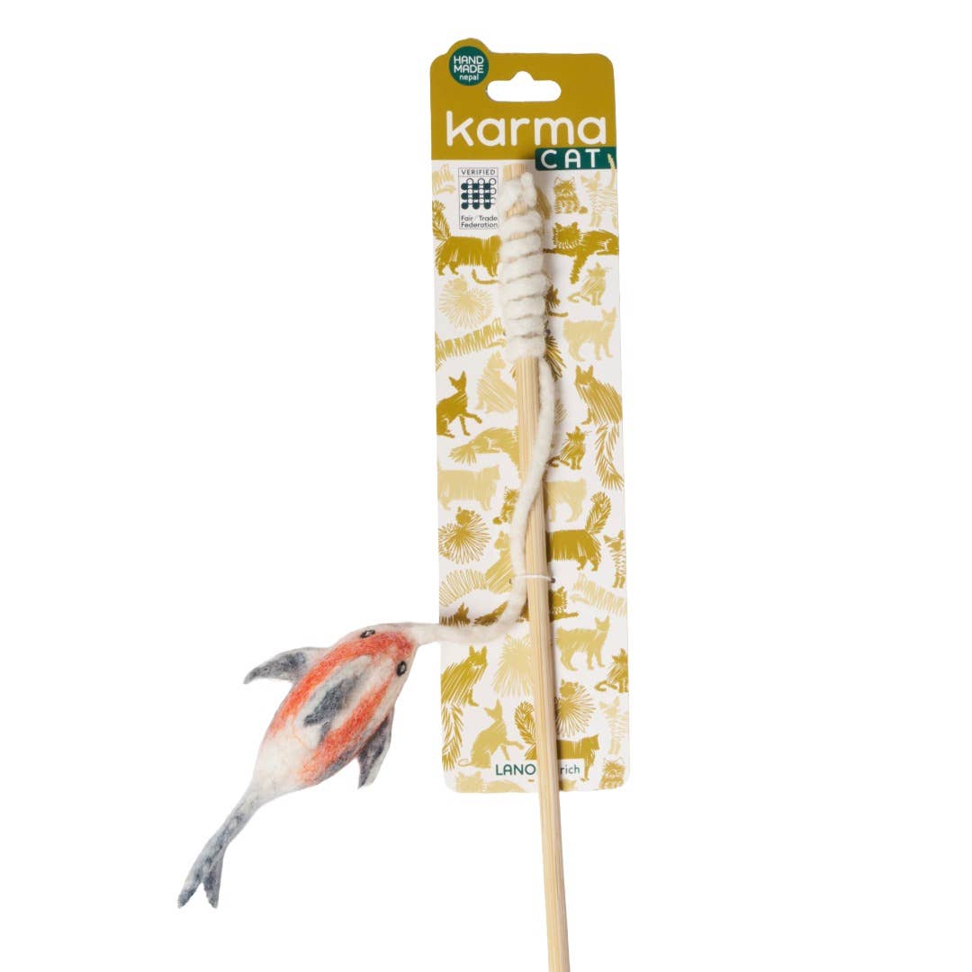 Teaser Cat Toy, Koi Fish
