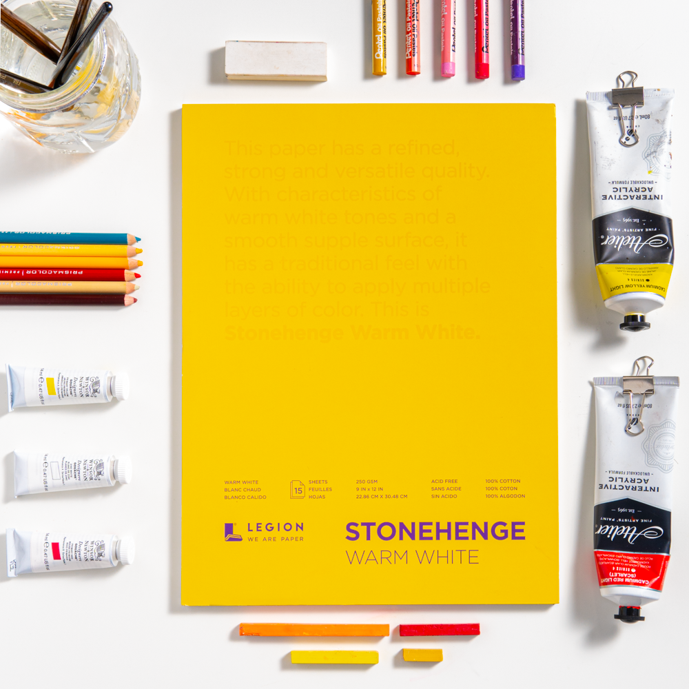 Stonehenge Warm White Mini Pad - Drawing & Sketching Paper