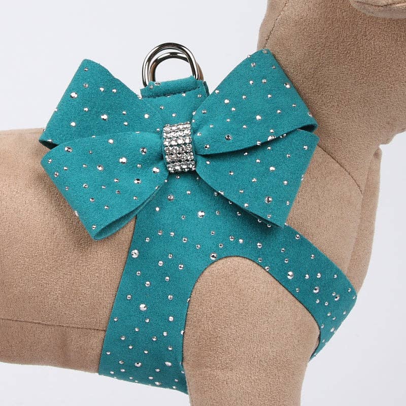 Silver Stardust Nouveau Bow Step In Harness