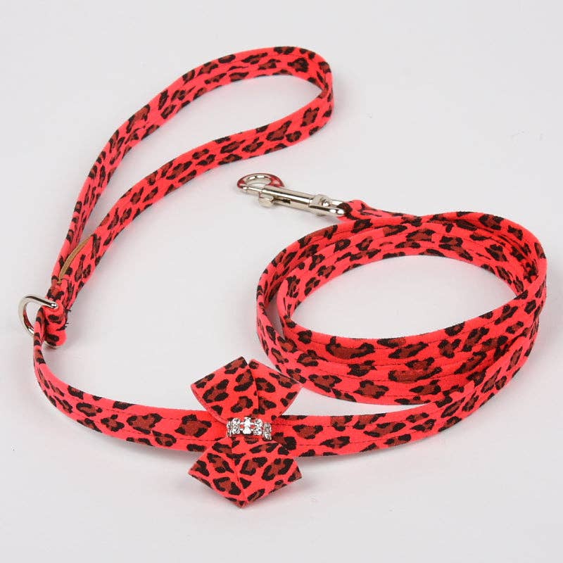 Nouveau Bow Leash-Jungle Prints