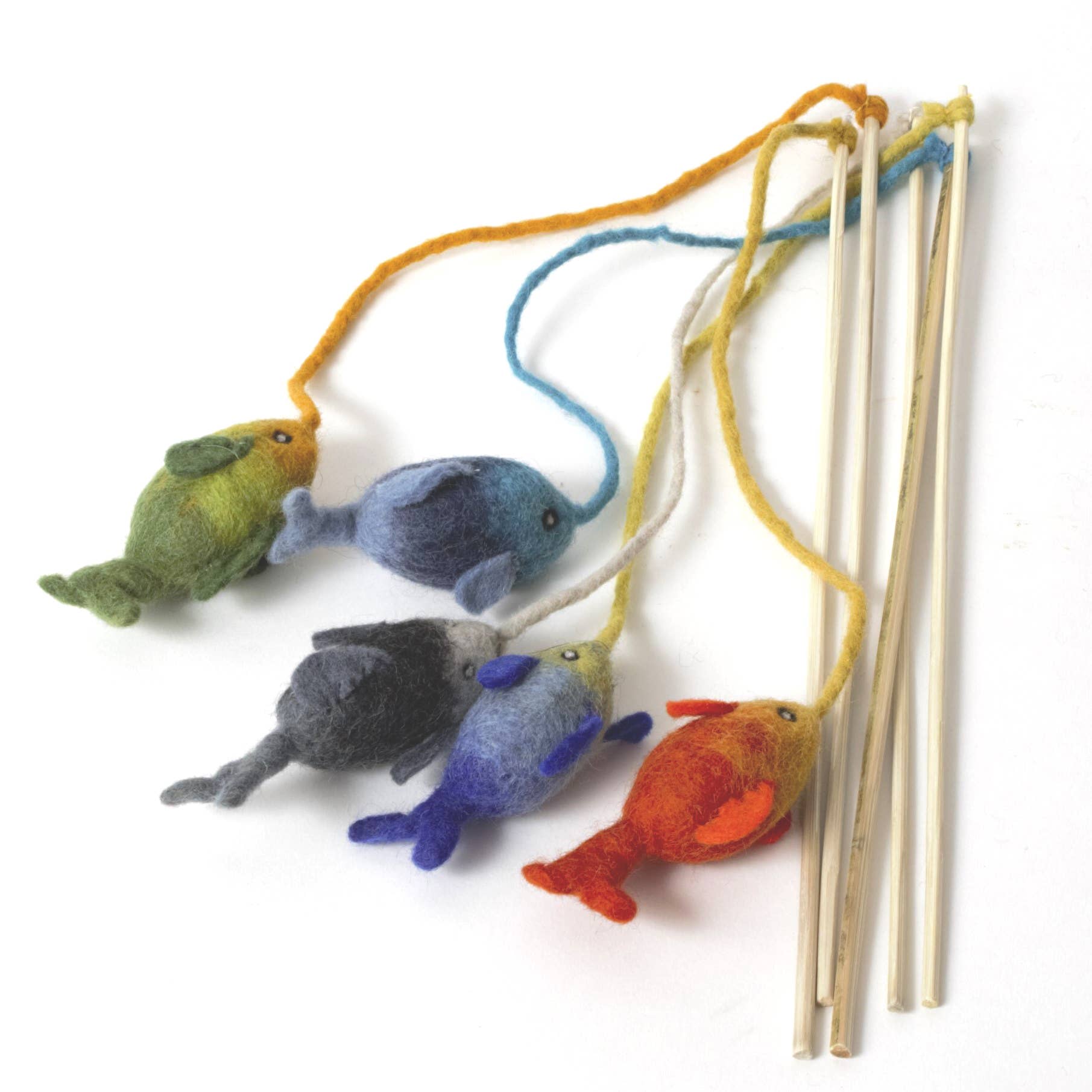 Teaser Cat Toy, Fish