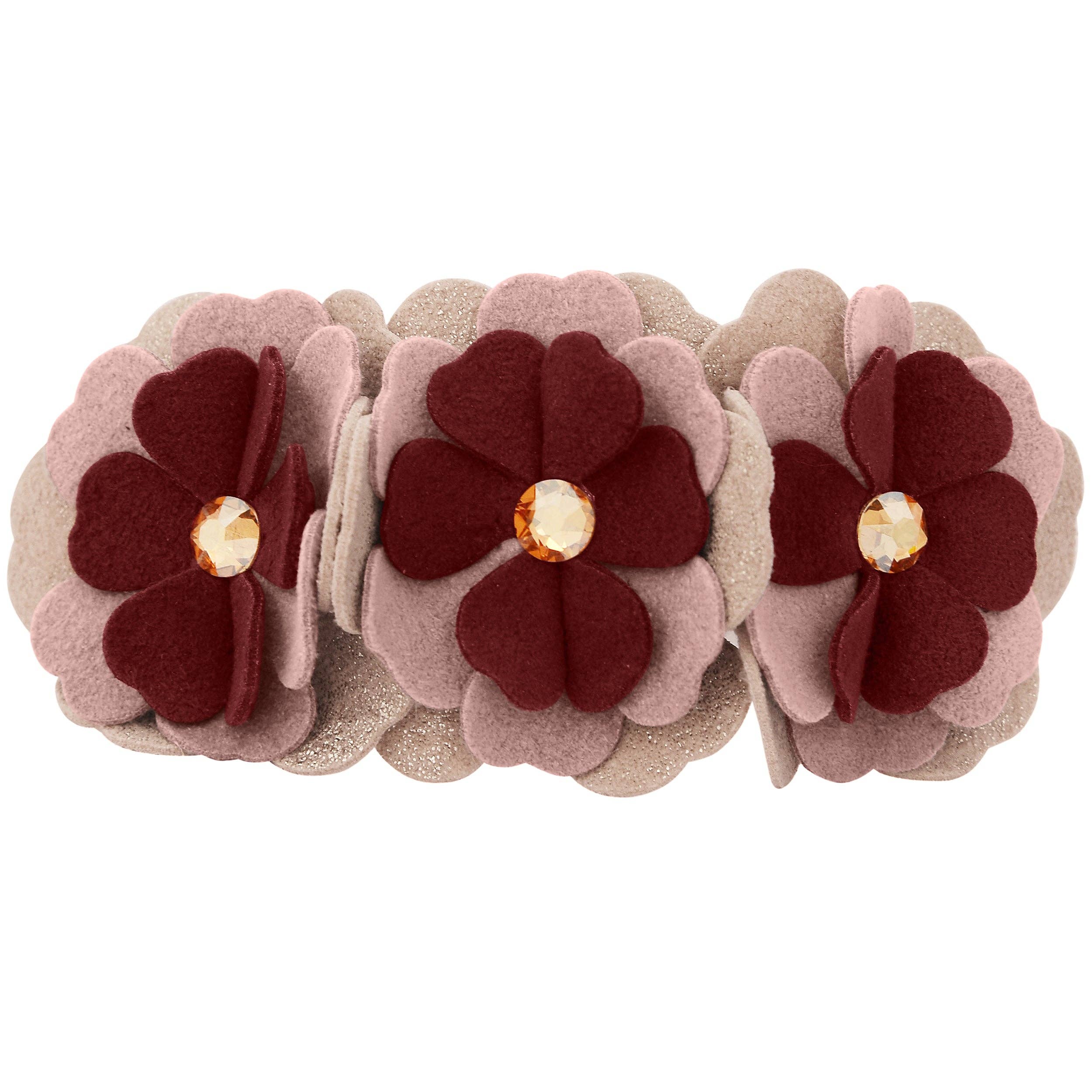 Rosewood Spice Flower 1/2" Collar