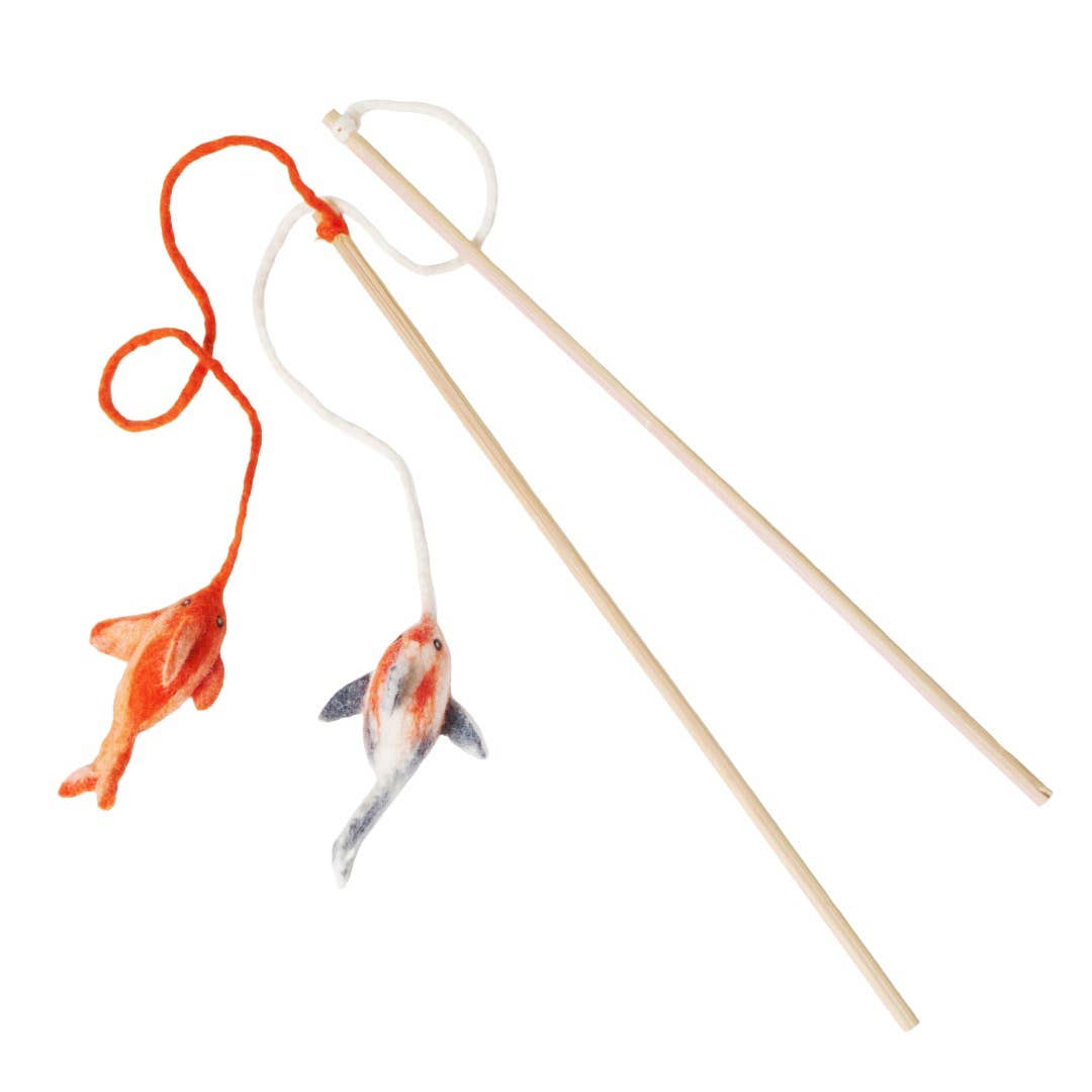 Teaser Cat Toy, Koi Fish
