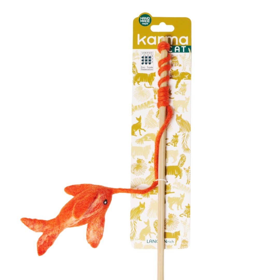 Teaser Cat Toy, Koi Fish