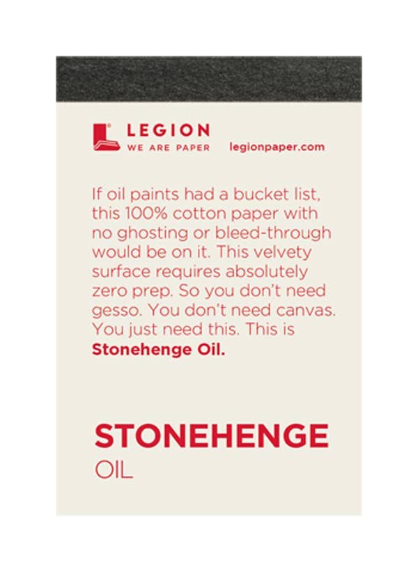 Stonehenge Oil Mini Pad - Pre-Primed, No Gesso, Oil Paper